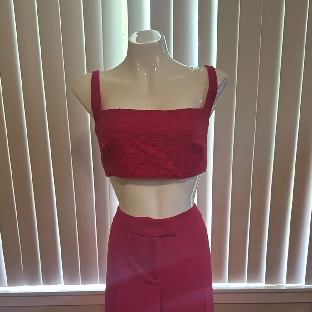 Chic Pink Crop Top